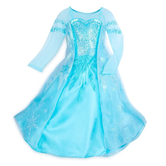 Disney Other - Disney Frozen Elsa Teal Costume Dress Size 4